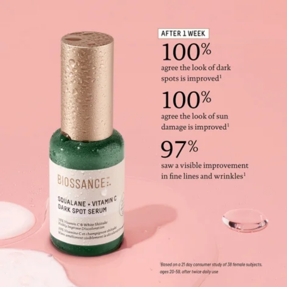 Squalane + Vitamin C Dark Spot Serum New 15ml NEW